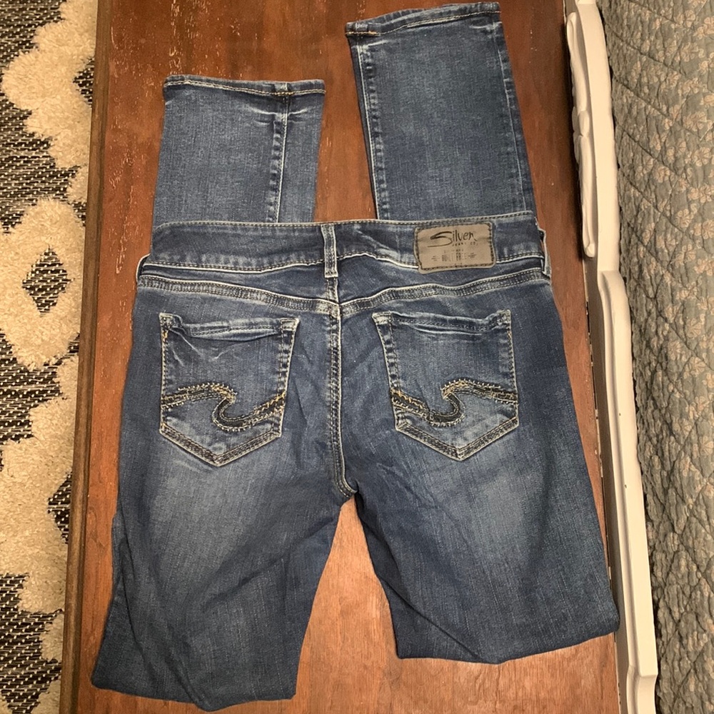 Silver jeans